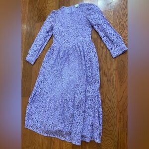 Morley Tiered Midi Lace Dress